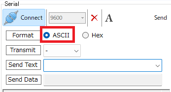 ASCII選択